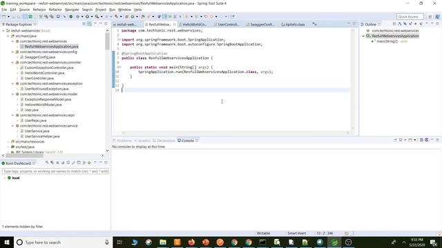 Micro Service Development using Spring | Spring Boot Swagger Documentation | Spring Boot Tutorial-1 смотреть онлайн