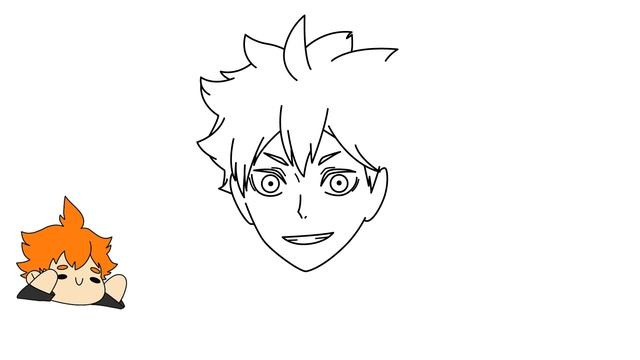 How To Draw Hinata Shoyo | Haikyuu! - Easy Step By Step Tutorial смотреть онлайн