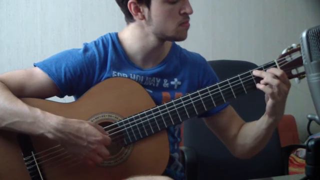 Beatles - Yesterday guitar arrangement смотреть онлайн