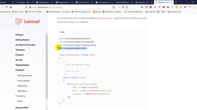 Laravel 8 Tutorial for beginners in Bangla #39 db seeder смотреть онлайн