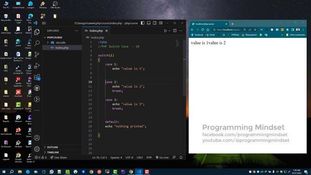 PHP Tutorial A-Z Bangla - PHP Switch Case, Match Function 10 смотреть онлайн