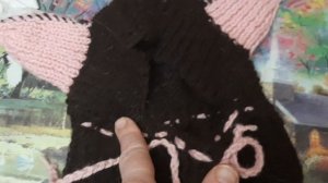 шапочка  и трусселя для французского  бульдога.