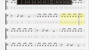 Aria   Ballada o Drevnerusskom Voine BASS GUITAR TABLATURE