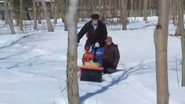 Сборно-разборный мотобуксировщик "Малыш" смотреть онлайн
