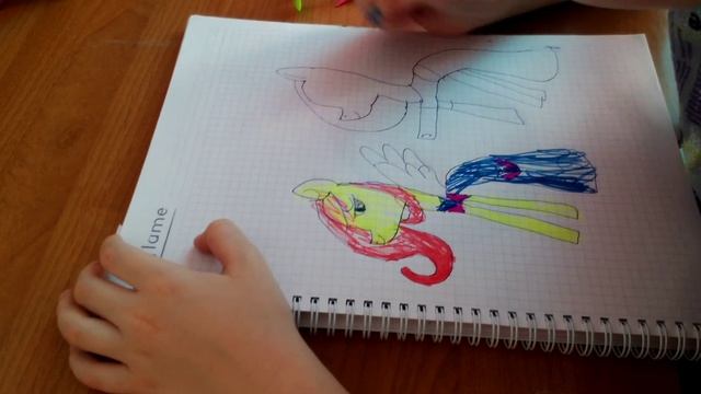 Как нарисовать Rainbow Dash (Рейнбоу Деш, my little pony) смотреть онлайн
