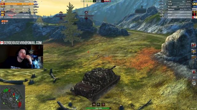 ГОВОРЯТ ЭТО ХУДШАЯ ПТ 10 ● ЗАТАЩИЛ ВЕРХОМ НА ОБЩАГЕ ● WoT Blitz смотреть онлайн