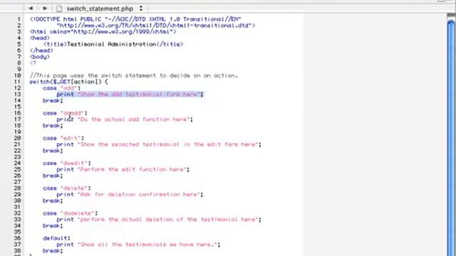 php Tutorial for Beginners 29 Switch and Break смотреть онлайн