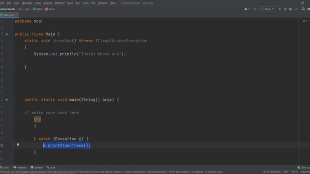 throws keyword in Exception Handling | Java Programming in Bangla смотреть онлайн
