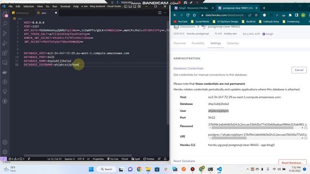 How to Host PostgreSQL in heroku. (Bangla) Part-02 смотреть онлайн