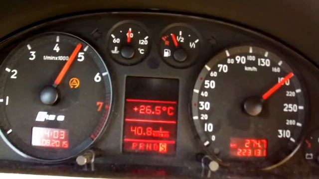 Audi RS6 C5 Acceleration 0-100km/h