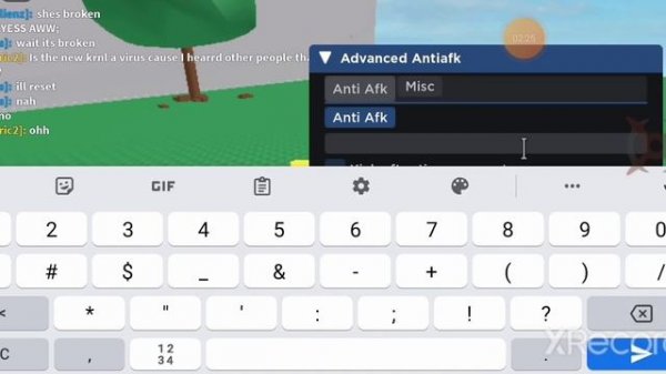 Arceus X Roblox Script - Anti AFK Gui