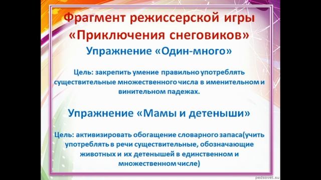 режиссерская игра как средство активизации речевой деятельности смотреть онлайн