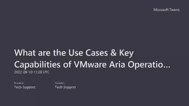 What are the Use Cases & Key Capabilities of VMware Aria Operations 8.10? | Management Pack | vROps смотреть онлайн