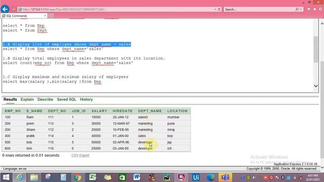 Practical No -9: Write Query using Inner and Outer Join смотреть онлайн