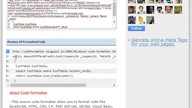 Blogger code format tool | Source Code format Tool . #New #Video смотреть онлайн