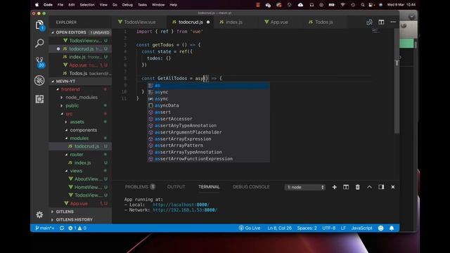 MEVN - 12 - Creating new file for Composable Function. Moving logic and export default смотреть онлайн