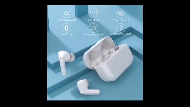 Беспроводные наушники-вкладыши ZQB A3, Bluetooth 5,0, Hi-Fi, легкие с сенсорным управлением, TWS смотреть онлайн