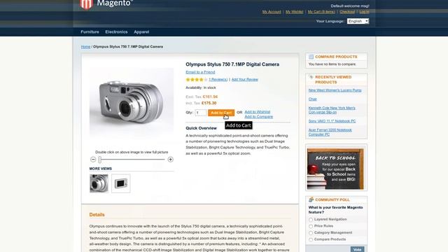 Magento Ajax Cart Popup Extension by Hussey Coding смотреть онлайн