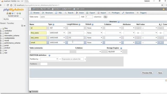 Delete multiple data with checkboxes in PHP Jquery Mysql Part 1(Creating Database) смотреть онлайн