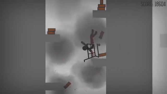Stickman Dismount. Кроличья нора. Баг. Тележка смотреть онлайн