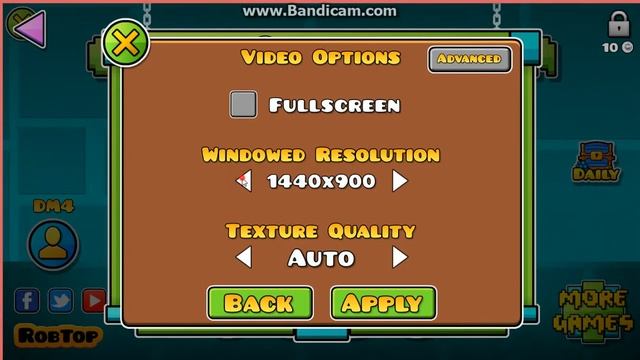 Как сделать Geometry dash на пол экрана смотреть онлайн