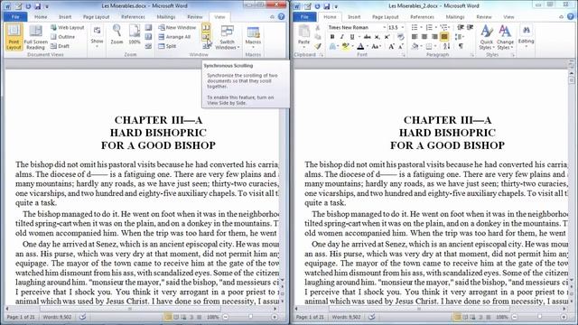 View Two Documents Side-by-Side in Word смотреть онлайн