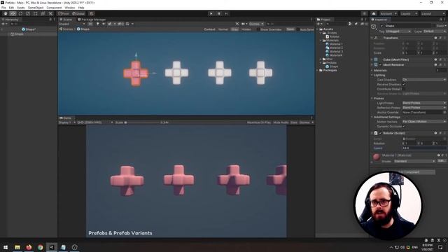 Prefabs & Prefab Variants - Unity Tutorial смотреть онлайн