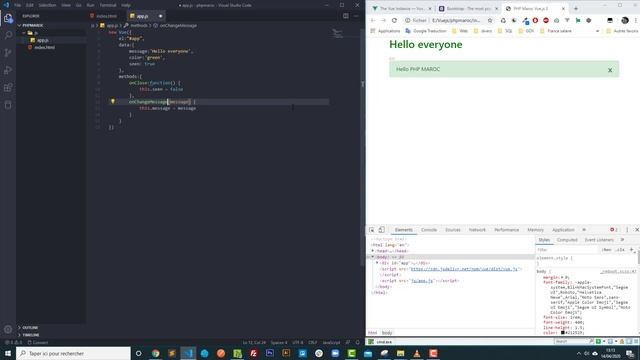 Vue.js 2 darija - 3- Les événements смотреть онлайн