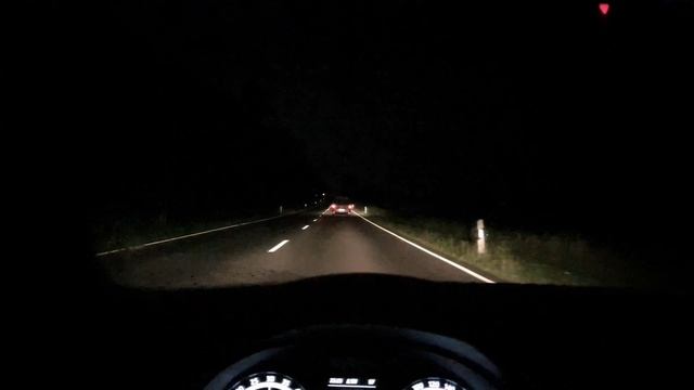 Skoda Octavia 1,6 L TDI POV Night Drive Through Heavy Thunderstorm And Rain Relaxing Sound (ASMR)