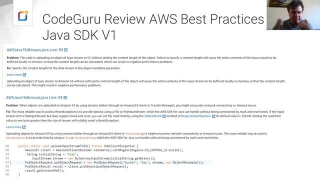Amazon CodeGuru vs SonarQube for Java Developers on AWS |Vadym Kazulkin (EN) смотреть онлайн