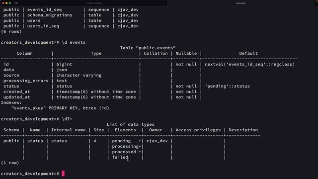 Postgres enums in Ruby on Rails - CreatorPlatform.xyz - Part 5 смотреть онлайн