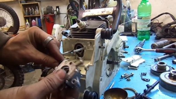 Сборка бензопилы Shtil 180MS