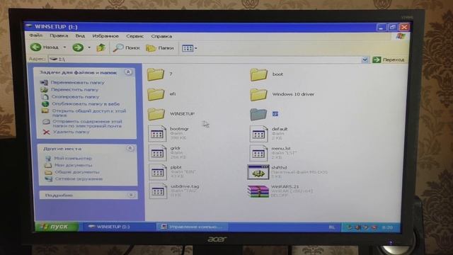 Установка драйверов Windows XP на современный компьютер смотреть онлайн