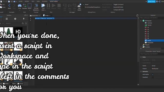 How to make a Music Playlist On Roblox Studio! смотреть онлайн