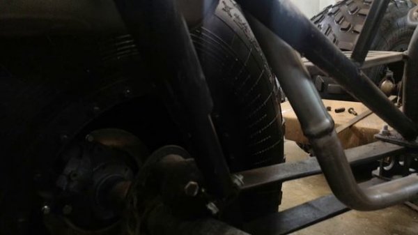 Подвеска. Навесное. Выхлоп. ГУР. Продолжаем собирать квадроцикл KVANT