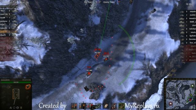 WOT: Arctic Region - 105 leFH18B2 - 5 frags - Confederate, смотреть онлайн