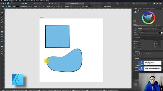เปรียบเทียบความสามารถ Affinity designer กับ illustrator ( Thai Affinity Lover EP.1 ) смотреть онлайн