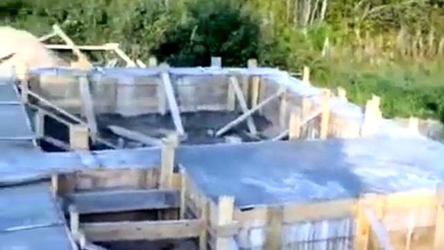 Изготовление свайно - ростверкового фундамента. смотреть онлайн