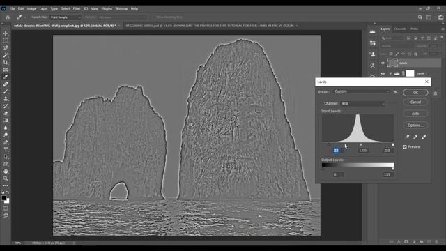 How to Carve Face in the Rock Photo Manipulation Photoshop Tutorial смотреть онлайн