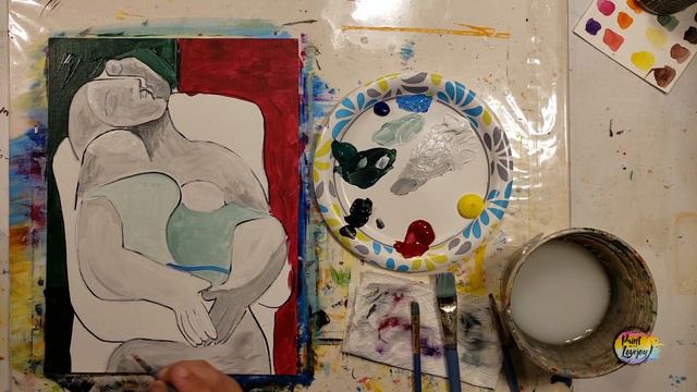 Easy Paintings For Beginners: Picasso - The Dream