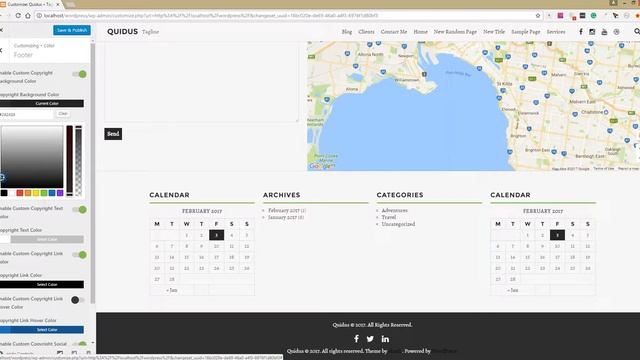 Footer, Copyright, And Content Widgets - Quidus - Free Multi-Purpose WordPress Theme смотреть онлайн