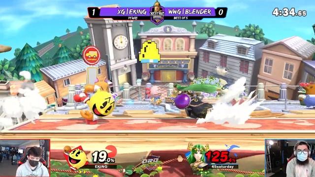 XG Championship 2023 Swiss Pool 1 R1: EKing (Pac-Man) vs Blender (Palutena) смотреть онлайн