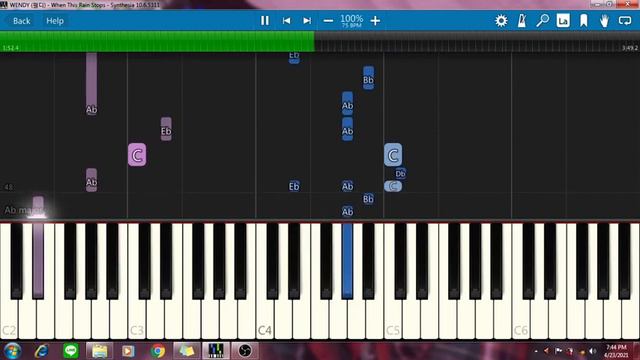 WENDY (웬디) - When This Rain Stops | PIANO TUTORIAL + PIANO SHEET смотреть онлайн