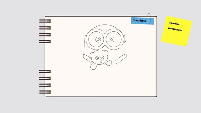 Como dibujar un Minion de forma fácil y paso a paso смотреть онлайн