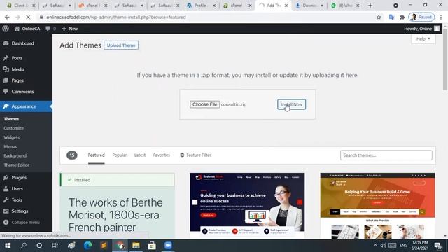 How to Upload premium themes or any theme manually on WordPress смотреть онлайн