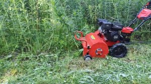 Бурьянокосилка ТР803. Бензиновая самоходная косилка-мульчер TP803. Косит любую траву.