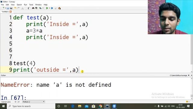 Global, Local Variables & Scope of a Variable in Fucntions() | Python | CS/IP 11/12 | CBSE 2020 смотреть онлайн