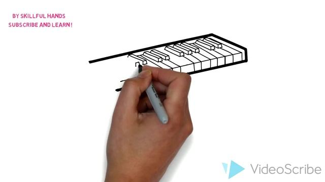 How to Draw a synthesizer / Как нарисовать синтезатор смотреть онлайн