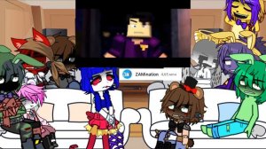 Реакція мого ав фнаф на "The Foxy Song" [опис]