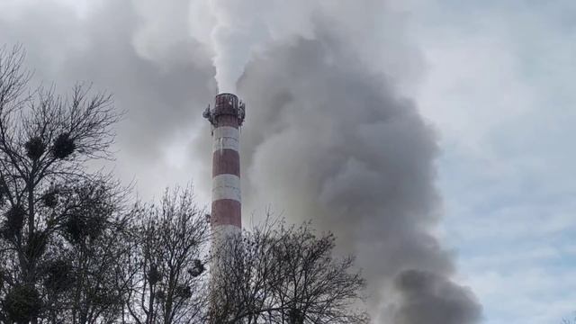 Пожар возле котельной на Теремках. Киев 16.02.2021 смотреть онлайн